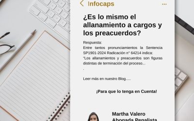 ¿Es lo mismo el allanamiento a cargos y los preacuerdos?