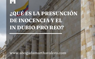 ¿Qué es la presunción de inocencia y el  in dubio pro reo?